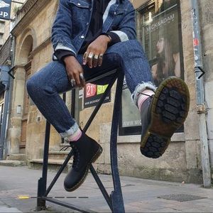 Black Snow Resistant Doc Martens